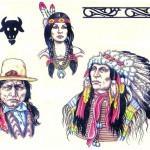 Flash pour tatouage indiens d'Amérique (21)