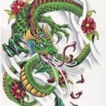 Flash pour tatouage de dragons (34)