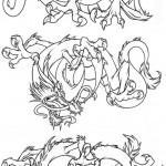 Flash pour tatouage de dragons (17)
