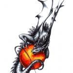 Flash pour tatouage de dragons (99)