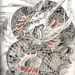 Flash pour tatouage de dragons (79)