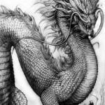 Flash pour tatouage de dragons (92)