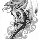 Flash pour tatouage de dragons (53)