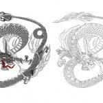Flash pour tatouage de dragons (52)