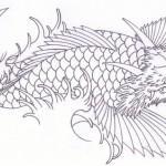 Flash pour tatouage de dragons (85)