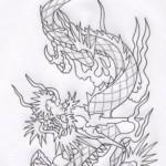 Flash pour tatouage de dragons (96)