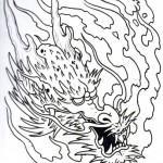 Flash pour tatouage de dragons (91)