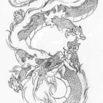Flash pour tatouage de dragons (59)