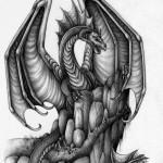Flash pour tatouage de dragons (65)