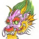 Flash pour tatouage de dragons (15)