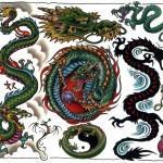 Flash pour tatouage de dragons (30)