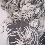 Flash pour tatouage de dragons (33)