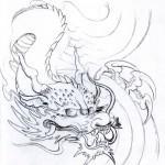 Flash pour tatouage de dragons (44)