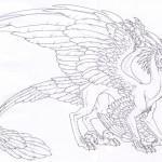 Flash pour tatouage de dragons (90)