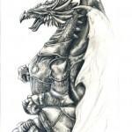 Flash pour tatouage de dragons (77)