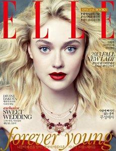 Dakota Fanning pour ELLE (Corée-2013)