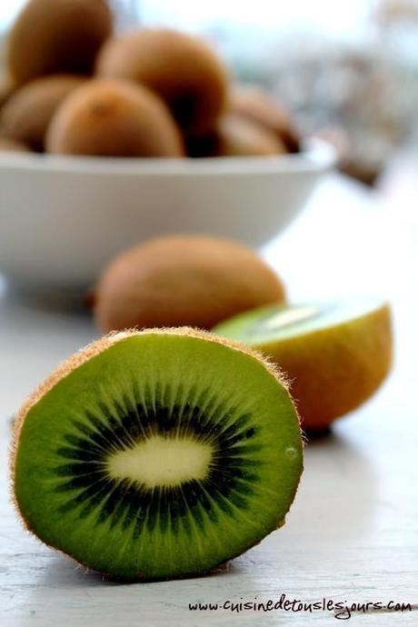 Gâteau renversé aux kiwis