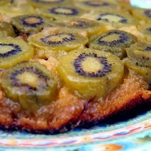 Le Goûter du dimanche : Gâteau renversé aux kiwis