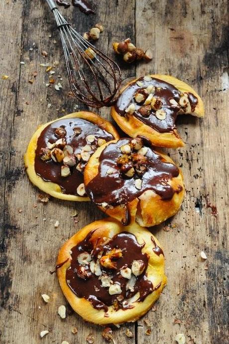 Les pizzettes enchocolatées du dimanche après-midi, un anti-dépresseur au chocolat !