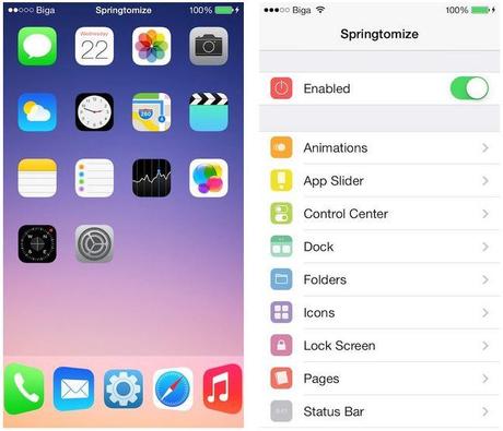 Springtomize 3 Cydia