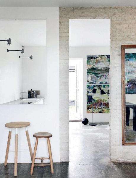 Une maison danoise riche de structures différentes