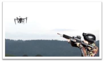 LaserDrone jeu drone cible jeu drone crowdfunding 