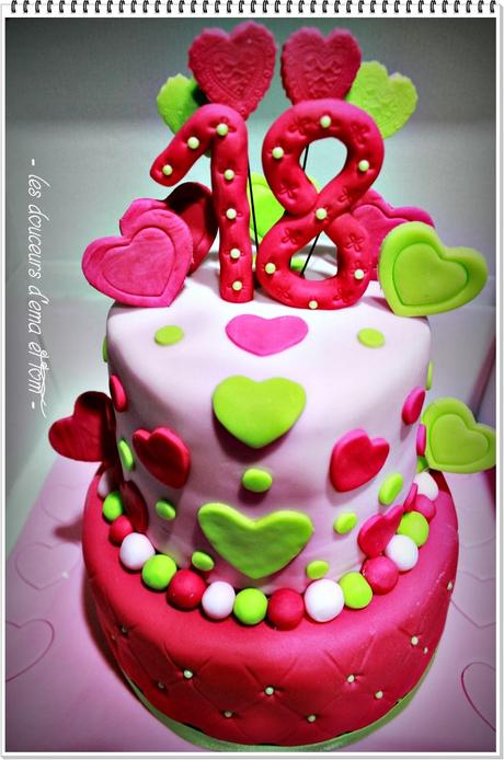 Cake design rose et anis de Maëliss