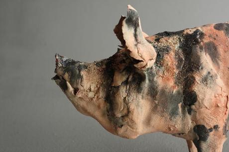 Gaynor Ostinelli – cochon – sculpteur ceramiste2