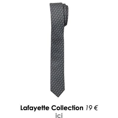 QUE PIQUER DANS L’ARMOIRE DE SON HOMME ? cravate lafyette collection