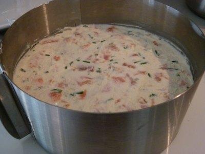 Cheesecake Nordique en entrée froide. Cheesecake Nordique en entrée froide.