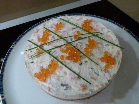 Cheesecake Nordique en entrée froide. Cheesecake Nordique en entrée froide.