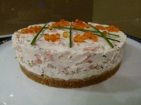 Cheesecake Nordique en entrée froide. Cheesecake Nordique en entrée froide.