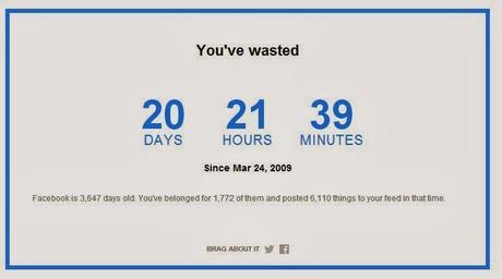Calculez le temps que vous avez passé sur Facebook depuis votre inscription sur le site