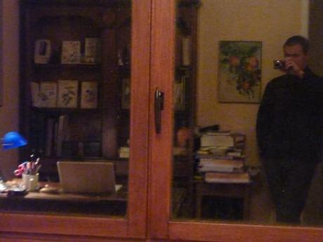 bureau,fenêtre,jour,nuit,photo,blog littéraire de christian cottet-emard,reflet,intérieur,extérieur