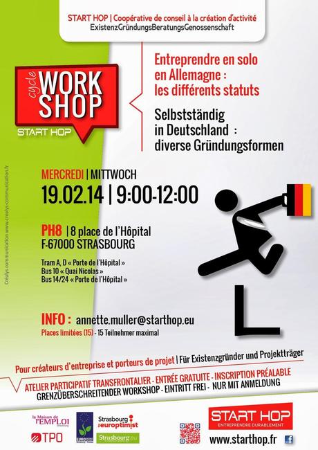 Entreprendre en Solo en Allemagne, dans l'Eurodistrict : Rendez-vous le 19 fevrier prochain !