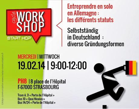 Entreprendre en Solo en Allemagne, dans l'Eurodistrict : Rendez-vous le 19 fevrier prochain !
