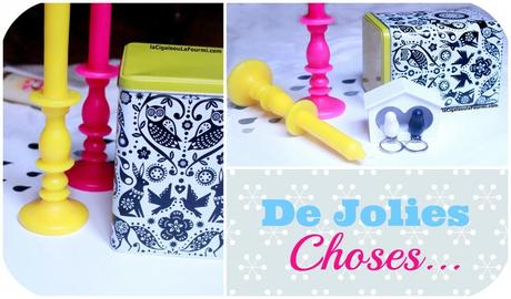 déco, tendance, boite, bougie, porte-clés, jolies choses