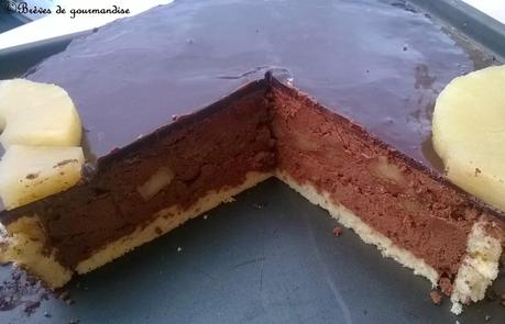 Entremets chocolat ananas {Recette CAP}