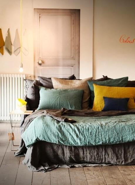 Linge de lit en lin Merci via Nat et nature C'est le mois du blanc - chapitre 3