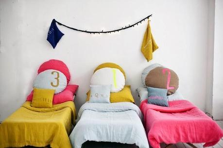 Linge de lit lin couleur Bed and Philosophy via Nat et nature C'est le mois du blanc - chapitre 3