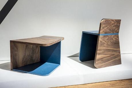 Ninety° chaise ou table par Gwénaëlle Follézou