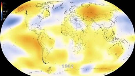 rechauffement climatique 60 ans de réchauffement de la planète  