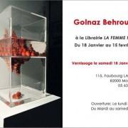 Exposition Golnaz Behrouznia à Librairie La Femme Renard | Montauban