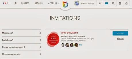 Alsagora à testé Mybusymeal, un nouveau réseau de social dining professionnel qui alimente vos idées !