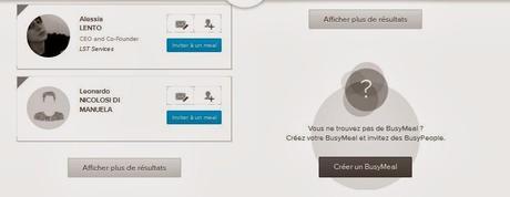 Alsagora à testé Mybusymeal, un nouveau réseau de social dining professionnel qui alimente vos idées !