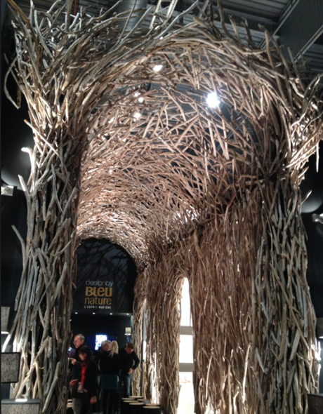 Arche en bois flotté Bleu Nature à Maison et objet Nat et nature Maison et objet 2014 - mes coups de coeur - n°2
