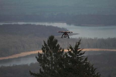 Drone dans le ciel meusien