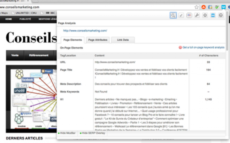 analyse SEO