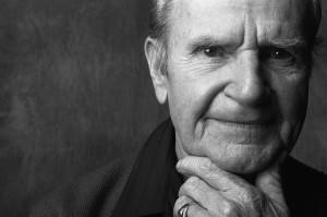 Elderly Man Touching Chin