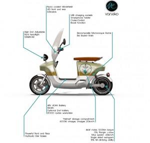 Un scooter électrique design et attirant